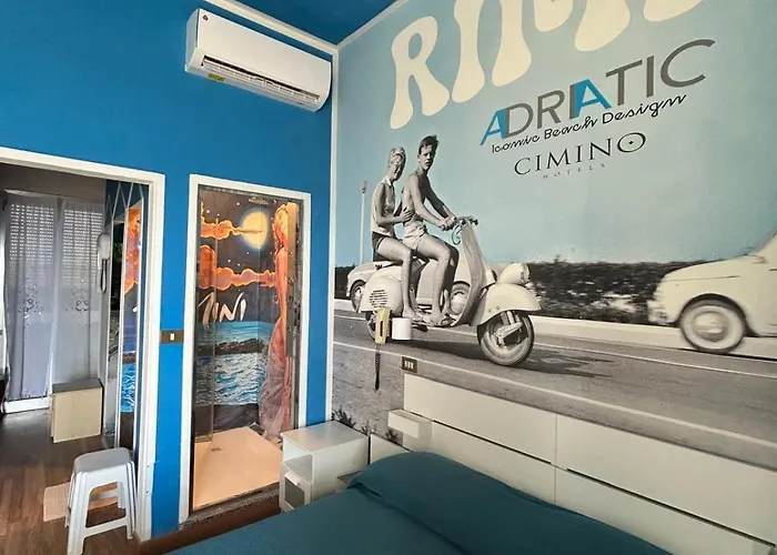 ホテル Adriatica Sul Mare リミニ